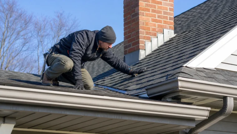 Inspection et préparation de toiture avant l'hiver