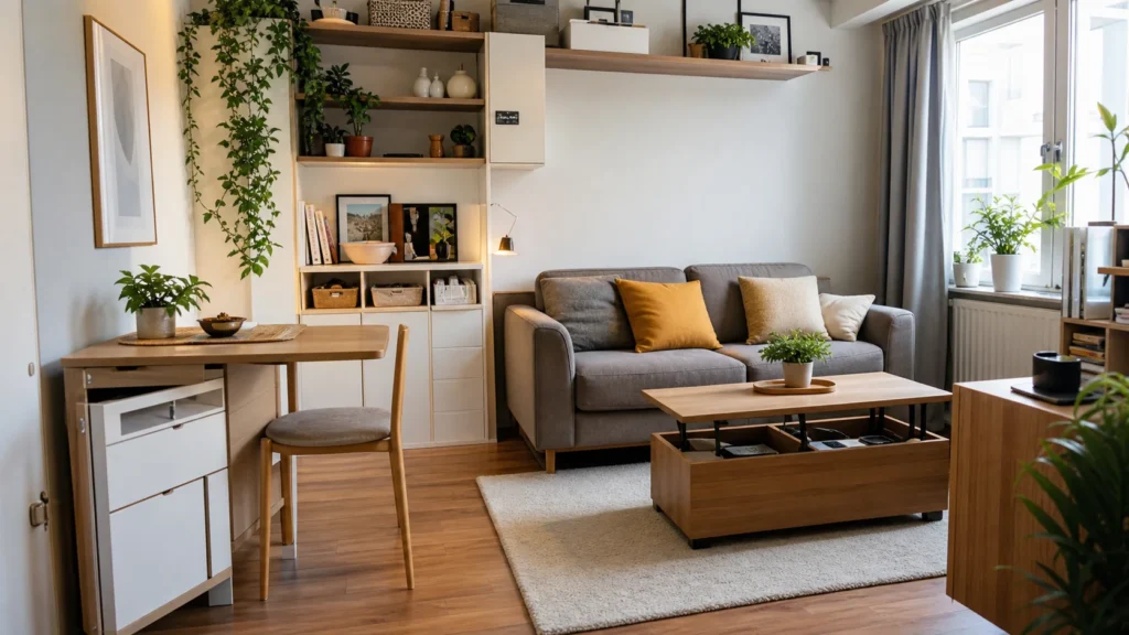 Optimiser un petit espace de vie avec une décoration fonctionnelle